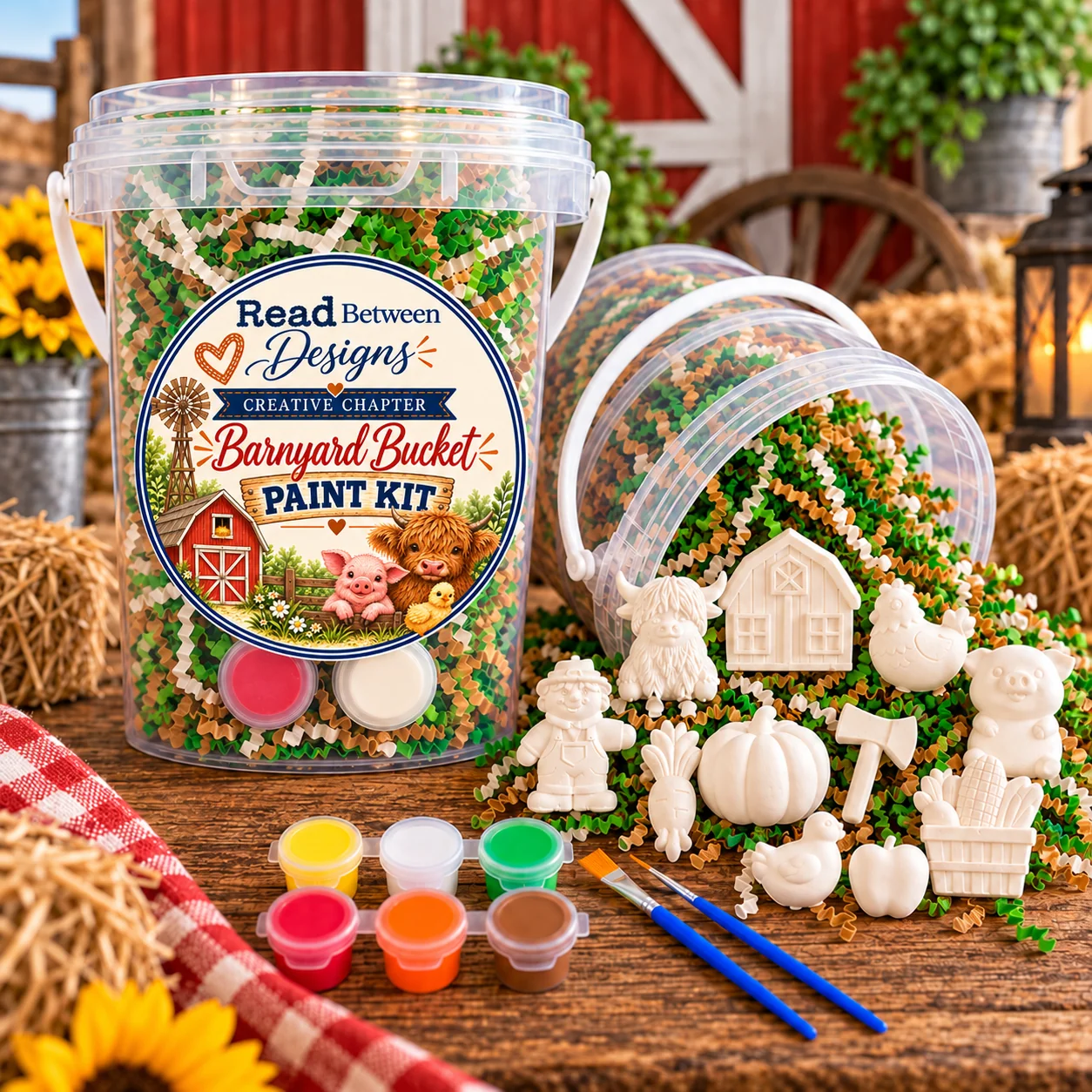 Barnyard Bucket paint kit artwork