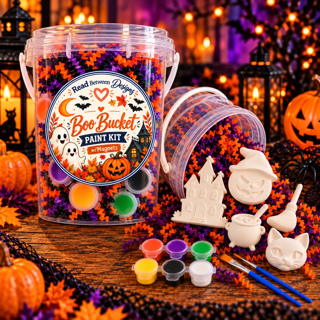 Boo Bucket plaster paint kit