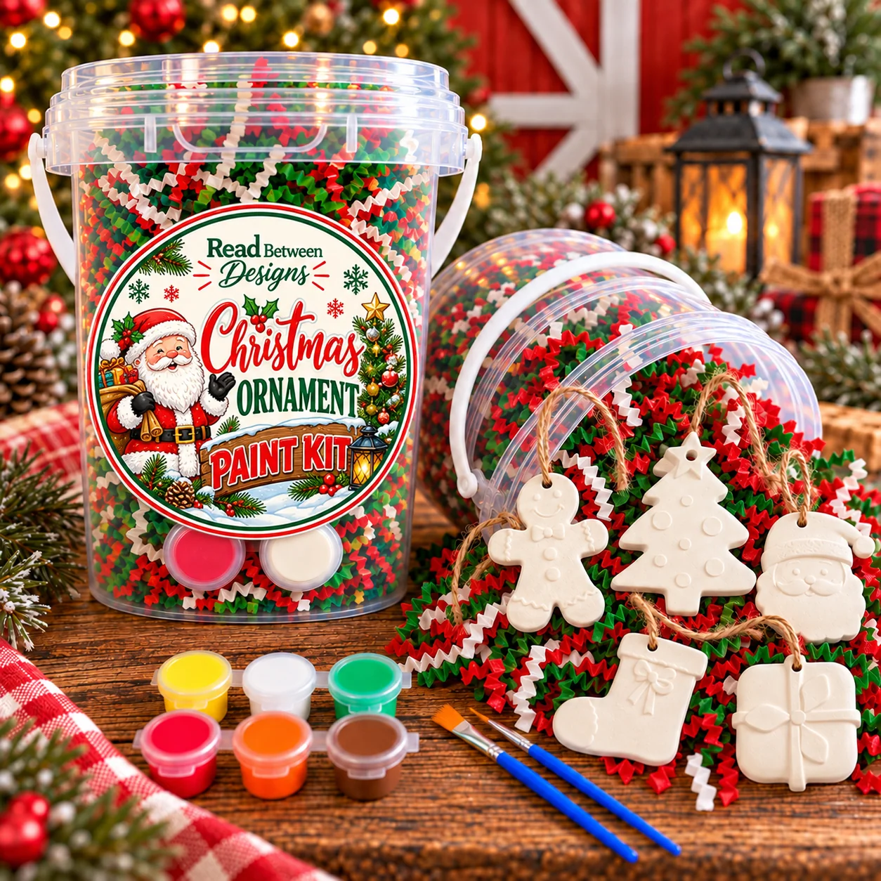 Christmas Ornament Paint Kit paint kit artwork