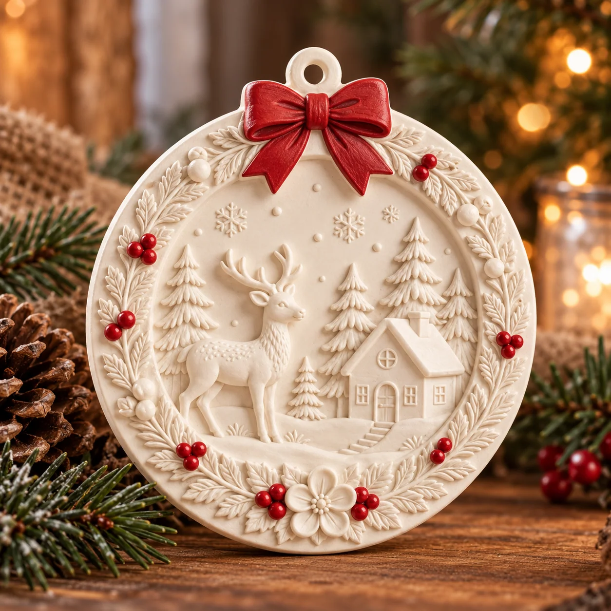 Christmas ornament aroma stone