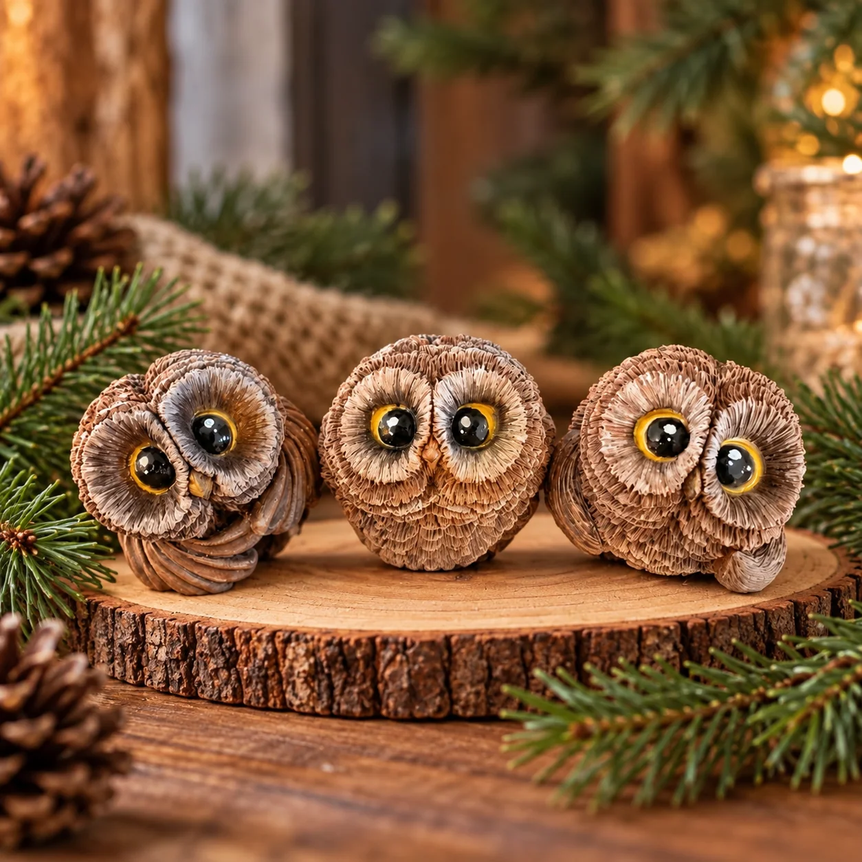 Handcrafted Scent Stories owl scent stones